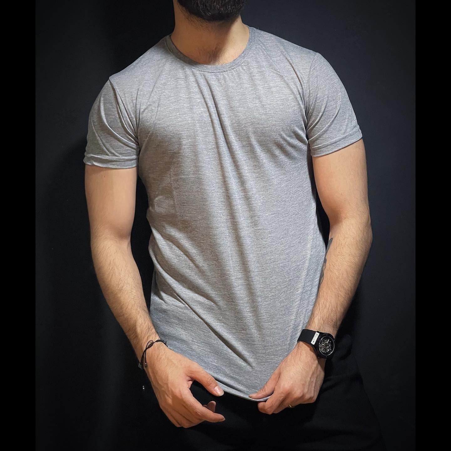 Round Neck Plain Tees