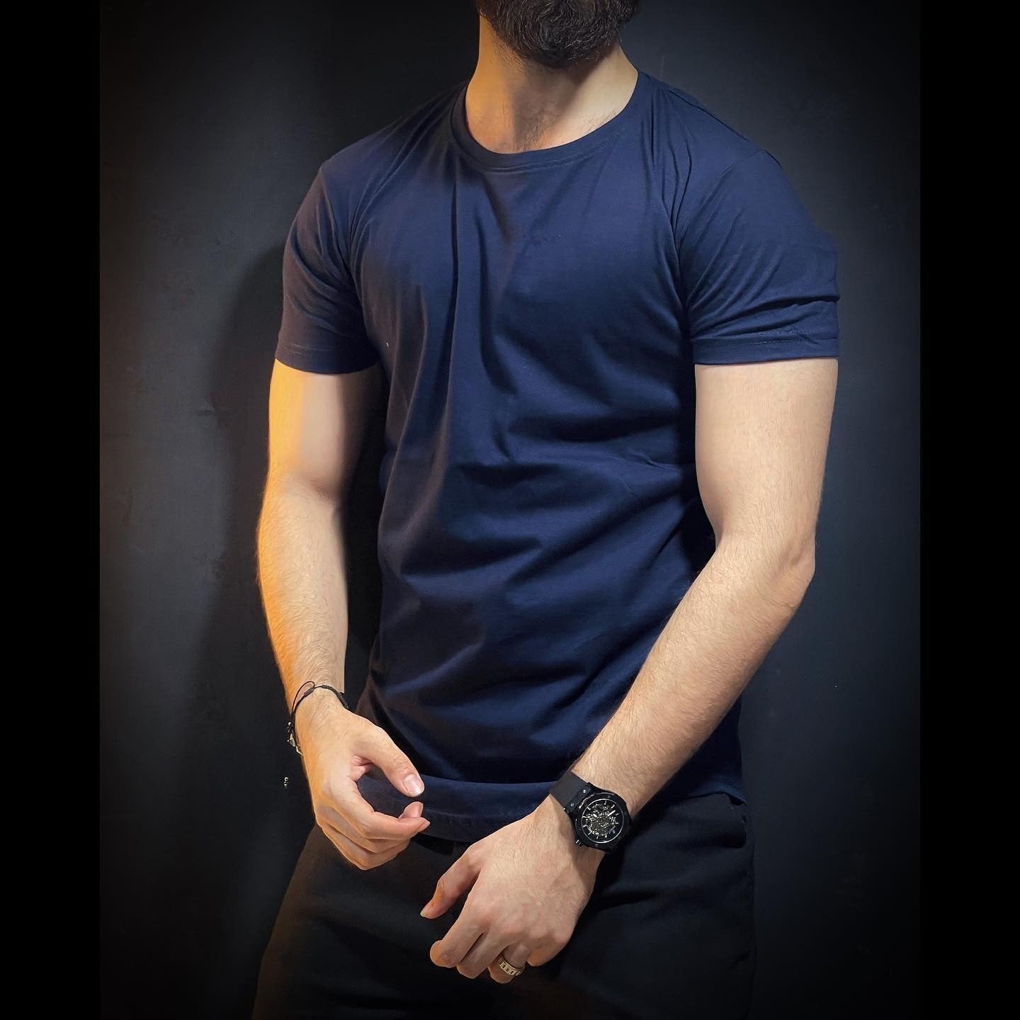 Round Neck Plain Tees