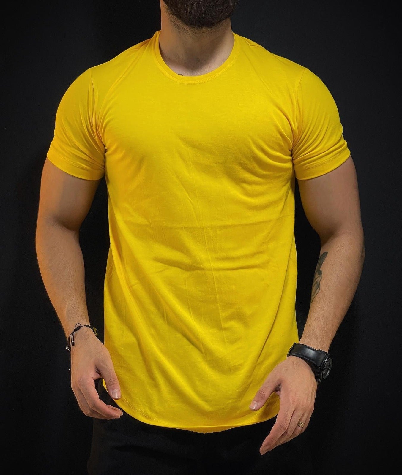 Round Neck Plain Tees