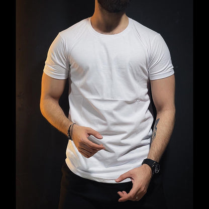 Round Neck Plain Tees
