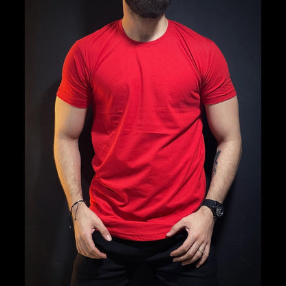 Round Neck Plain Tees